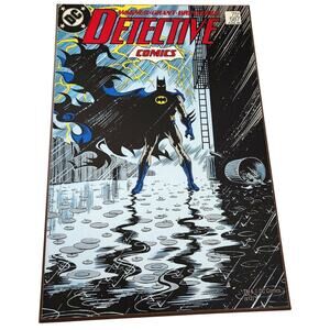 Batman Detective Comics #587 Wooden Wall Art Comic Book Cover - 19 x 13